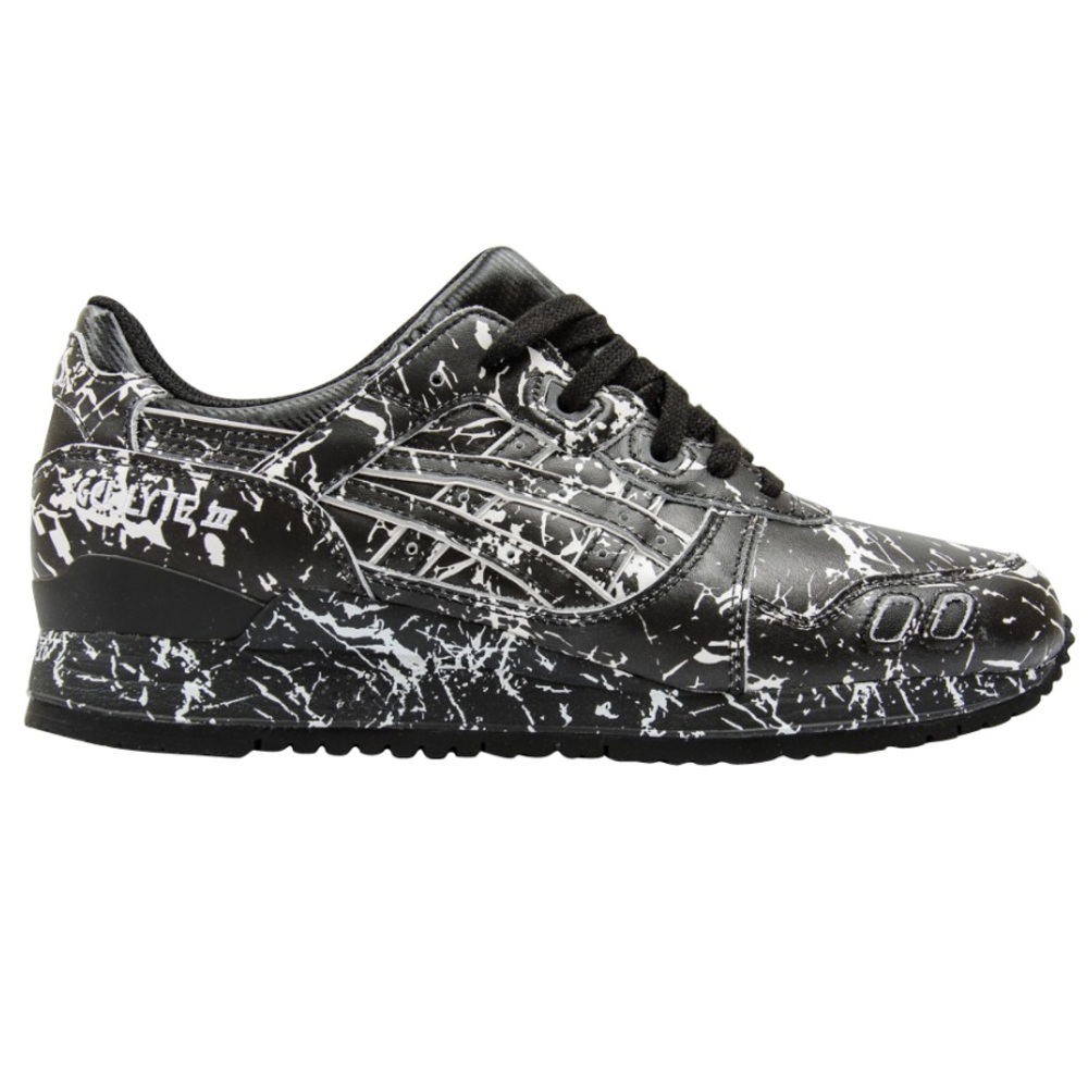 New with box  ASICS Gel Lyte III (3) H627L Marble Pack Black/white size 9.5